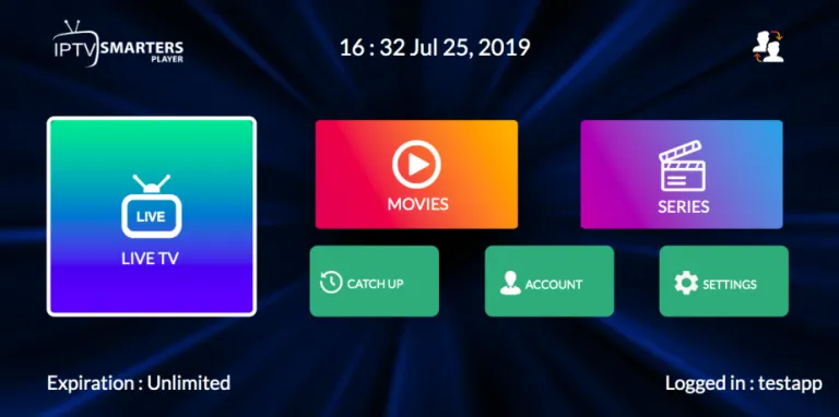 IPTV Smarters Pro na smart TV